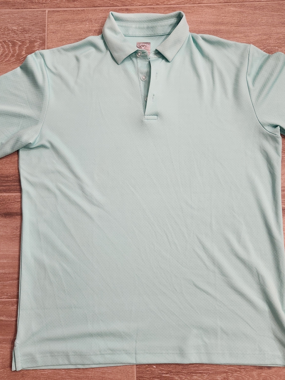 Callaway Men's Mint Polo in Light Aqua